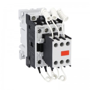 LOVATO Electric - Contactor for power factor correction with AC control circuit, including limiting resistors, maximum IEC operational power 400V = 15kvar, coil 230VAC 50/60Hz, BFK1810A230